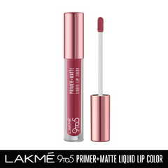 Lakme 9to5 Primer + Matte Liquid Lip Color - MP1 Everyday Pink