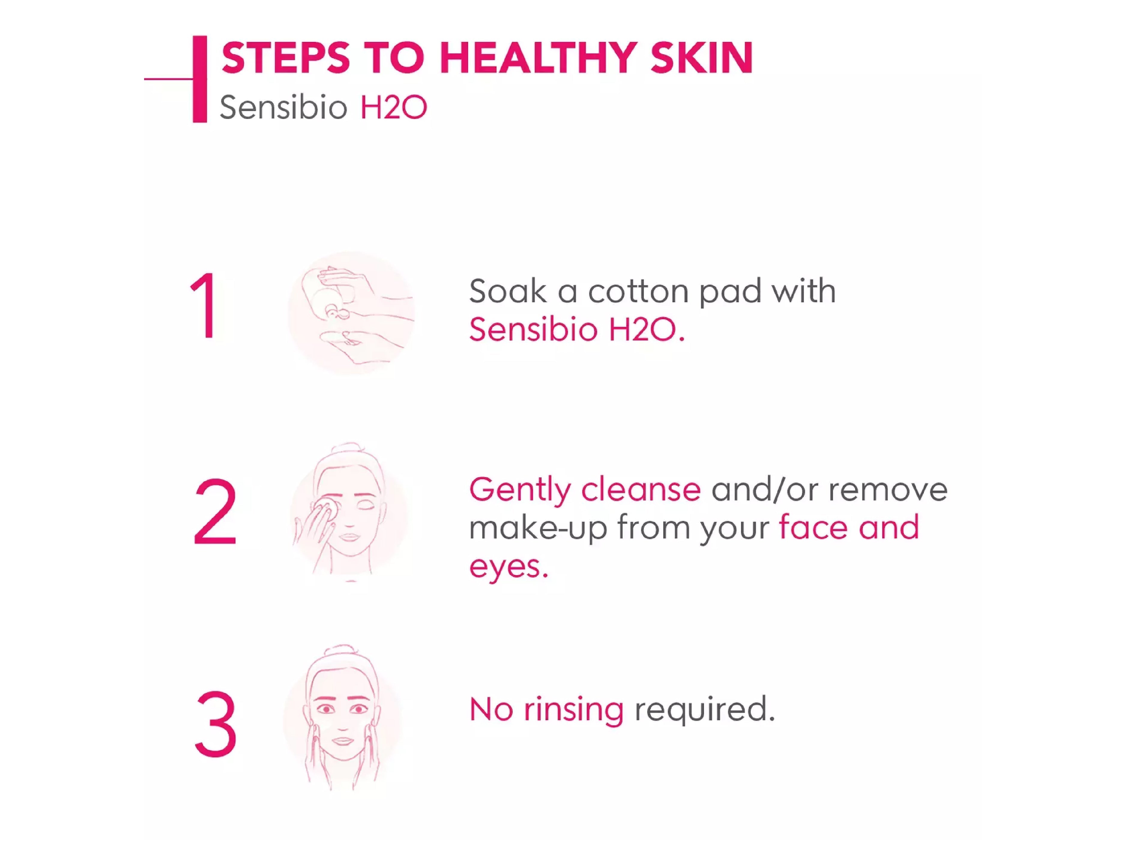 Bioderma Sensibio H2O Micellar Water Makeup Remover