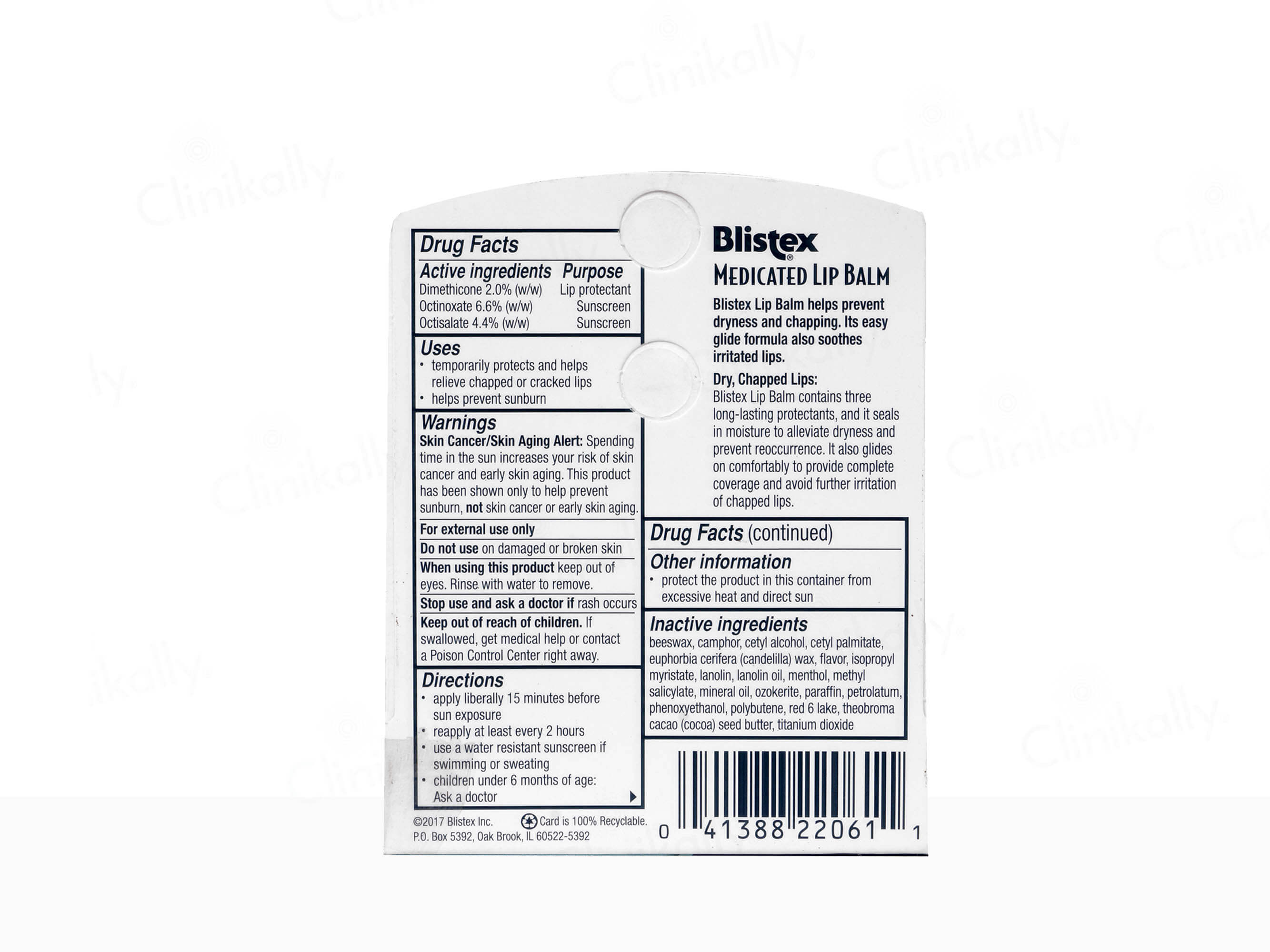 Blistex Medicated Lip Balm SPF 15