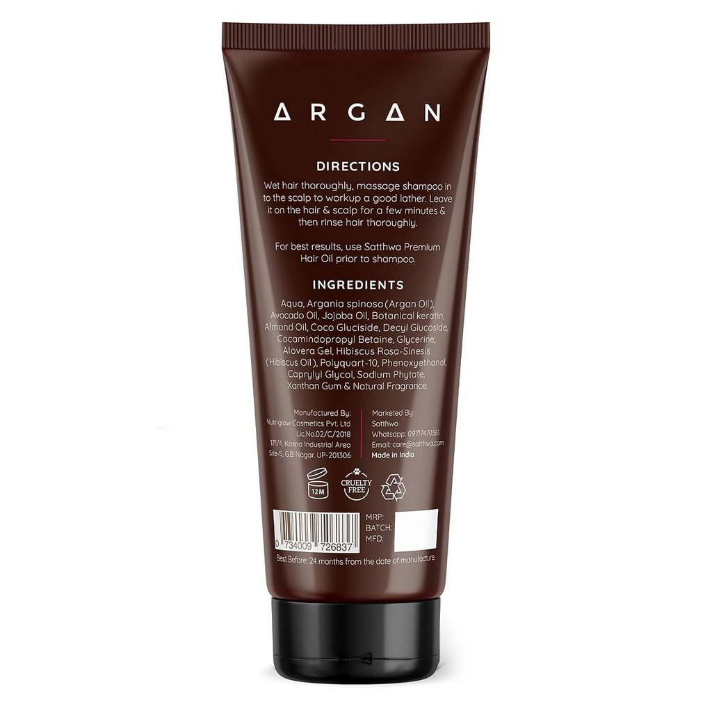 Satthwa Moroccan Argan Oil Shampoo