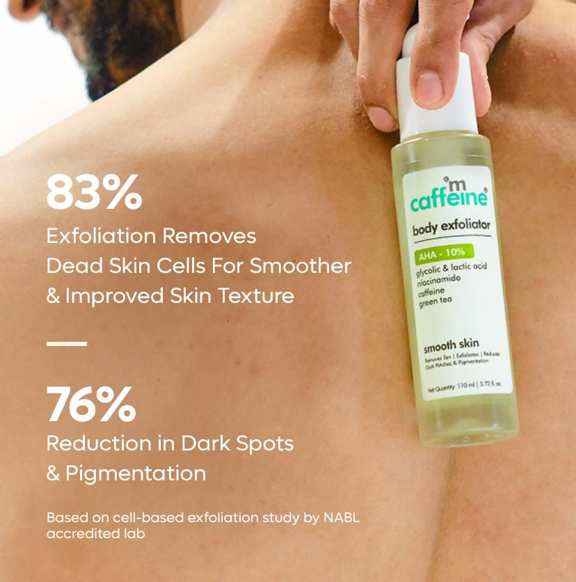 mCaffeine Green Tea & 10% AHA Body Exfoliator