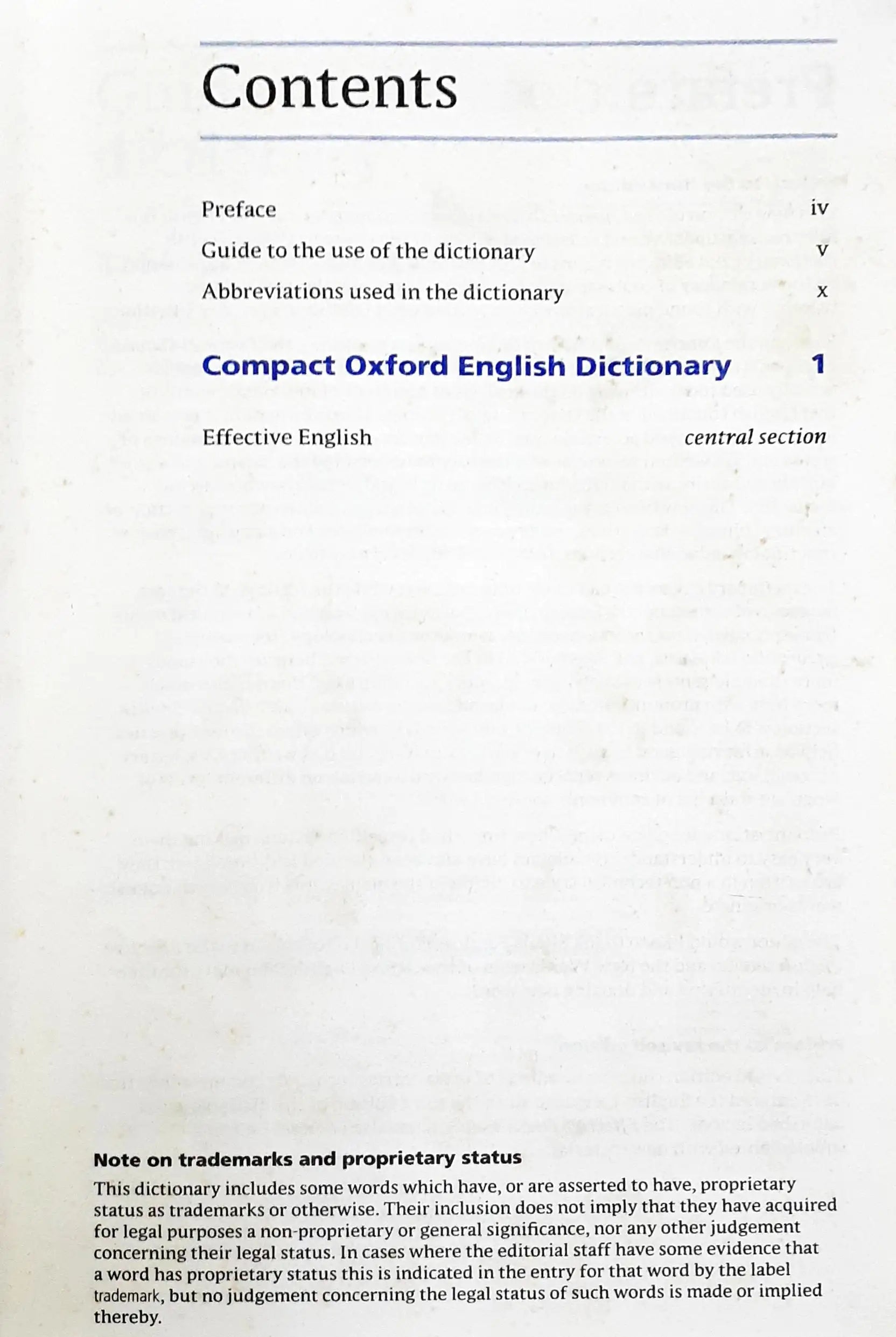 Compact Oxford English Dictionary (HC) (P)