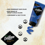 Nisha Cosglam Semi Permanent Hair Color 51 Wonder Blue