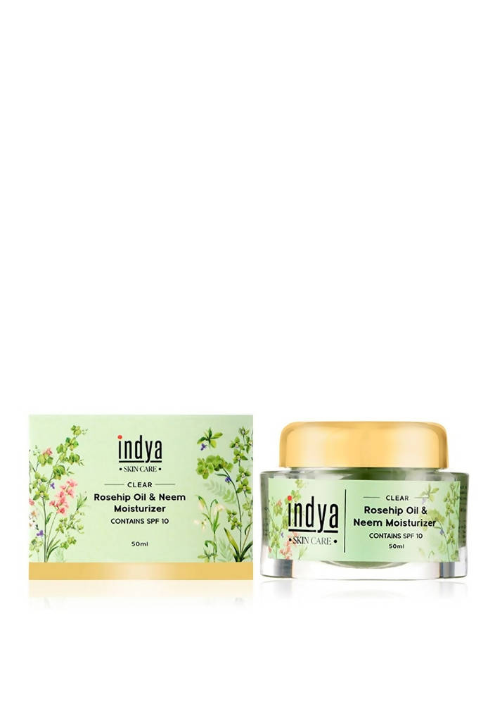 Indya Rosehip Oil & Neem Moisturizer