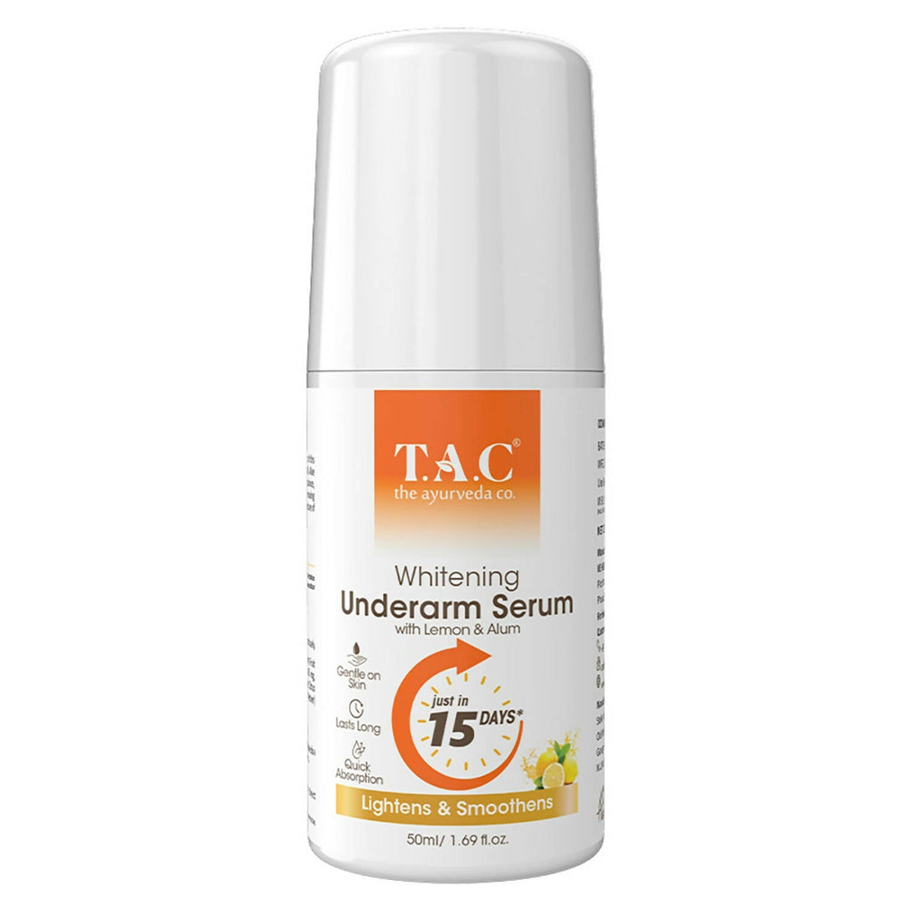 TAC - The Ayurveda Co. Lemon Roll-On for Women & Men with Aloe Vera for Skin Whitening & Long Lasting Freshness