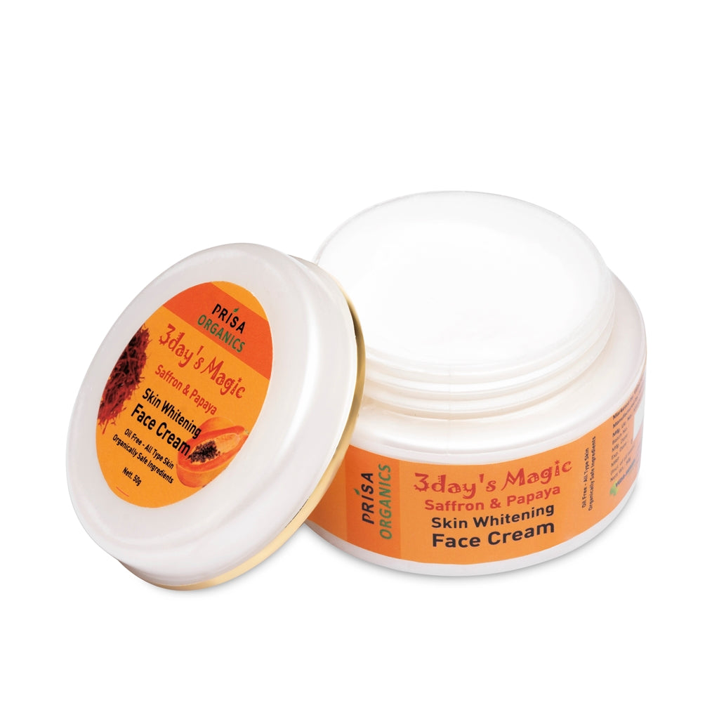 Prisa Organics 3 Day's Magic Face Cream
