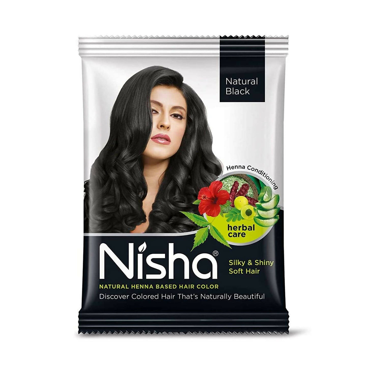 Nisha Henna Based Hair Color Natural Black