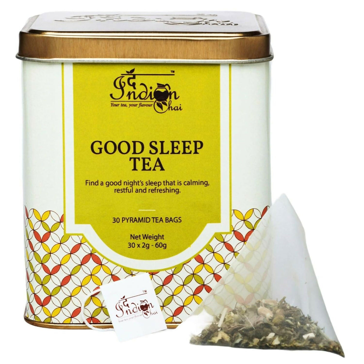 The Indian Chai - Good Sleep Tea 30 Pyramid Tea Bags