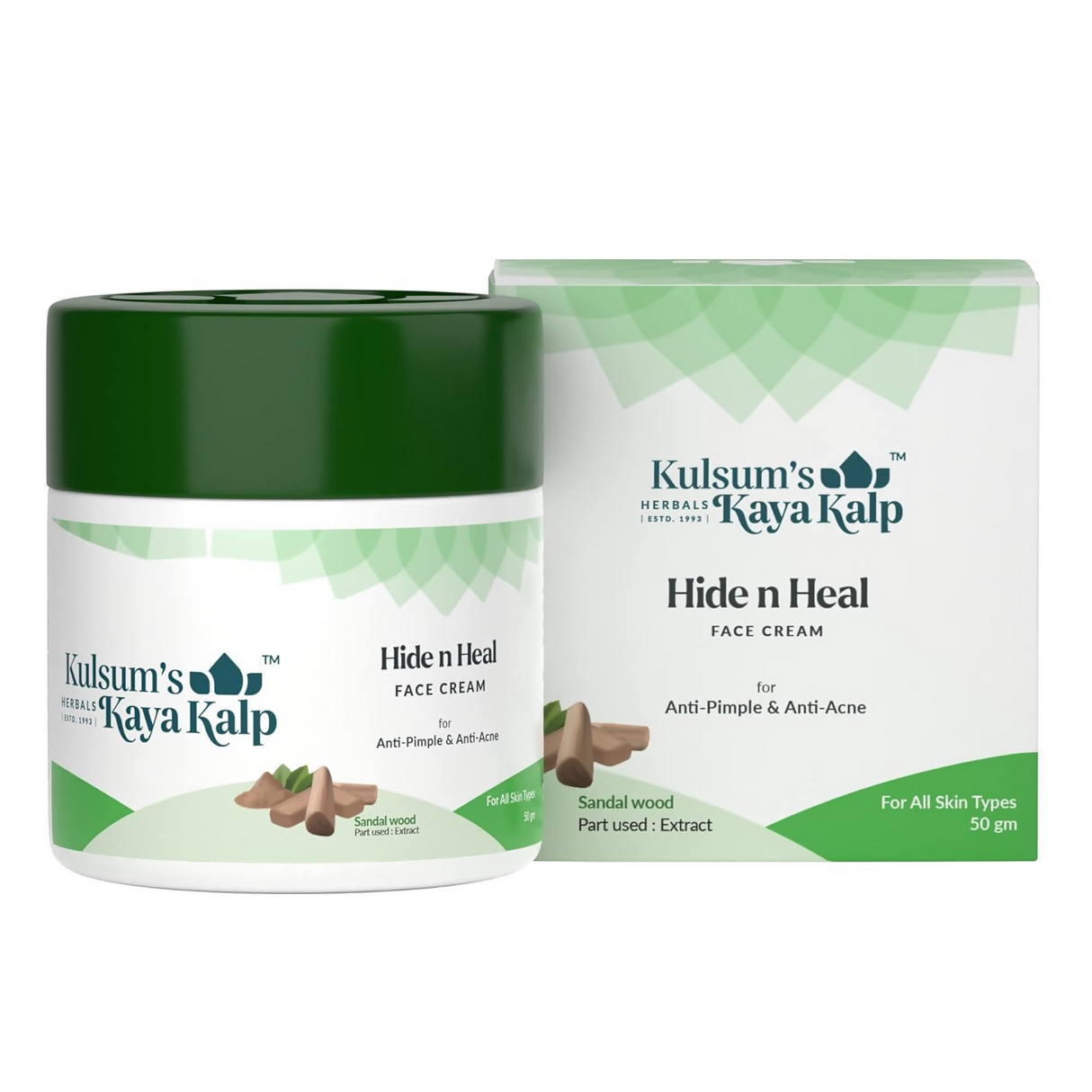 Kulsum's Kaya Kalp Hide N Heal Sandalwood Protective Base Cream