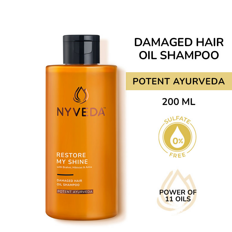 Nyveda Restore My Shine Damaged Hair Oil Shampoo