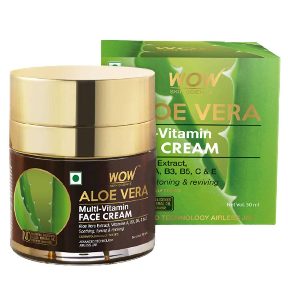 Wow Skin Science Aloe Vera Multi-Vitamin Face Cream