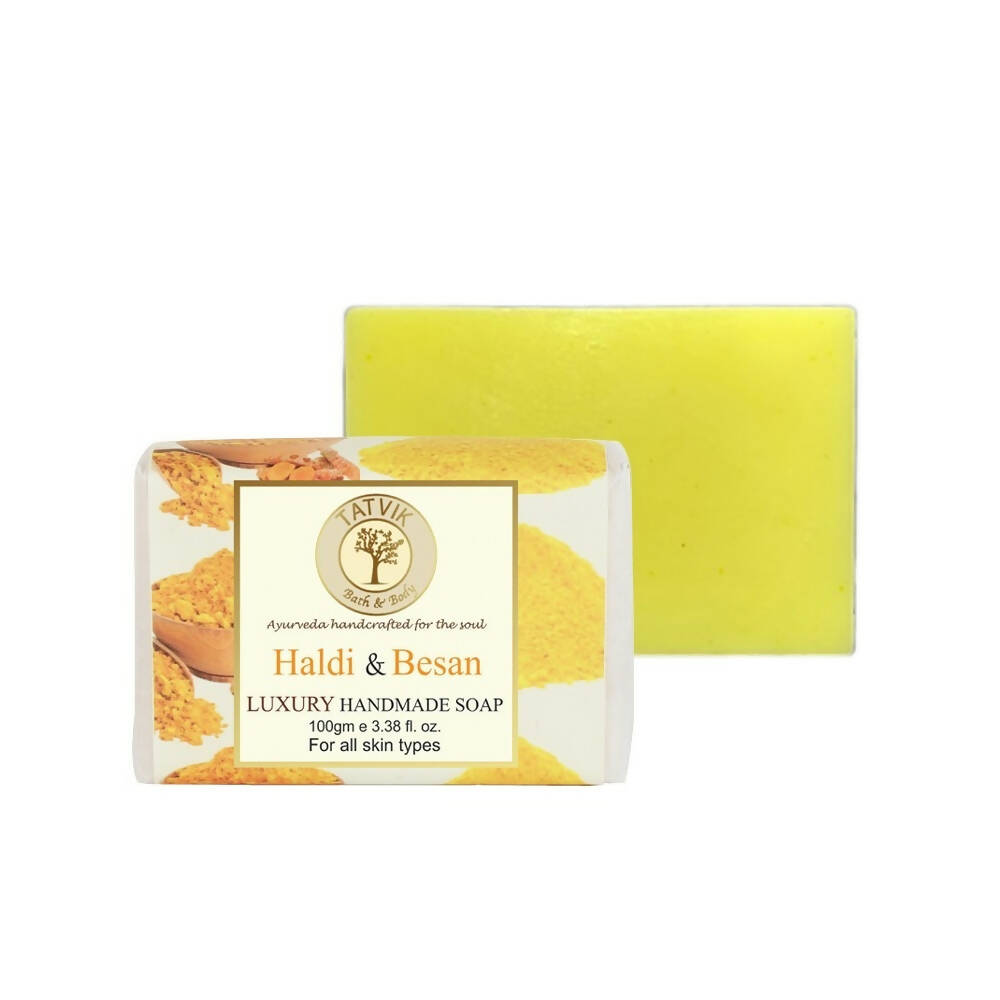 Tatvik Ayurveda Haldi & Besan Soap Luxury Handmade Soap