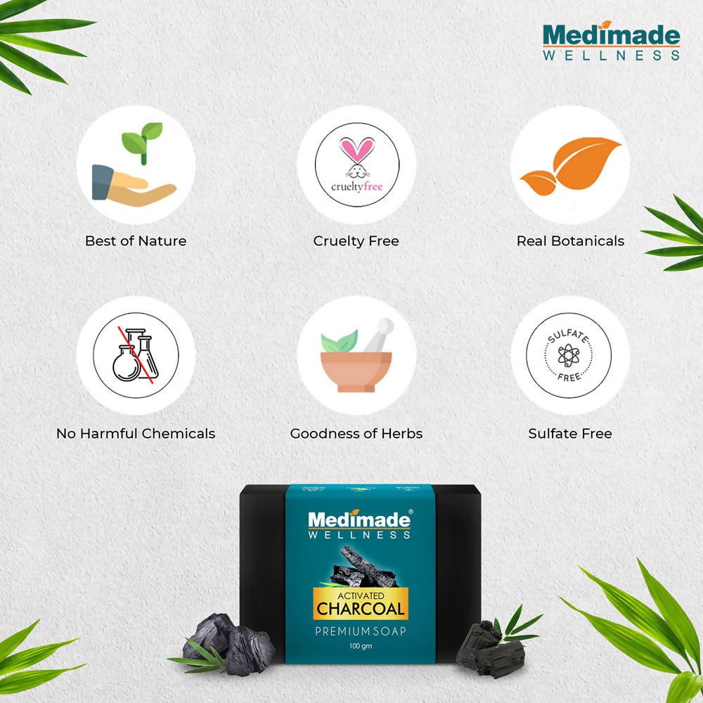 Medimade Wellness Activated Charcoal Premium Soap