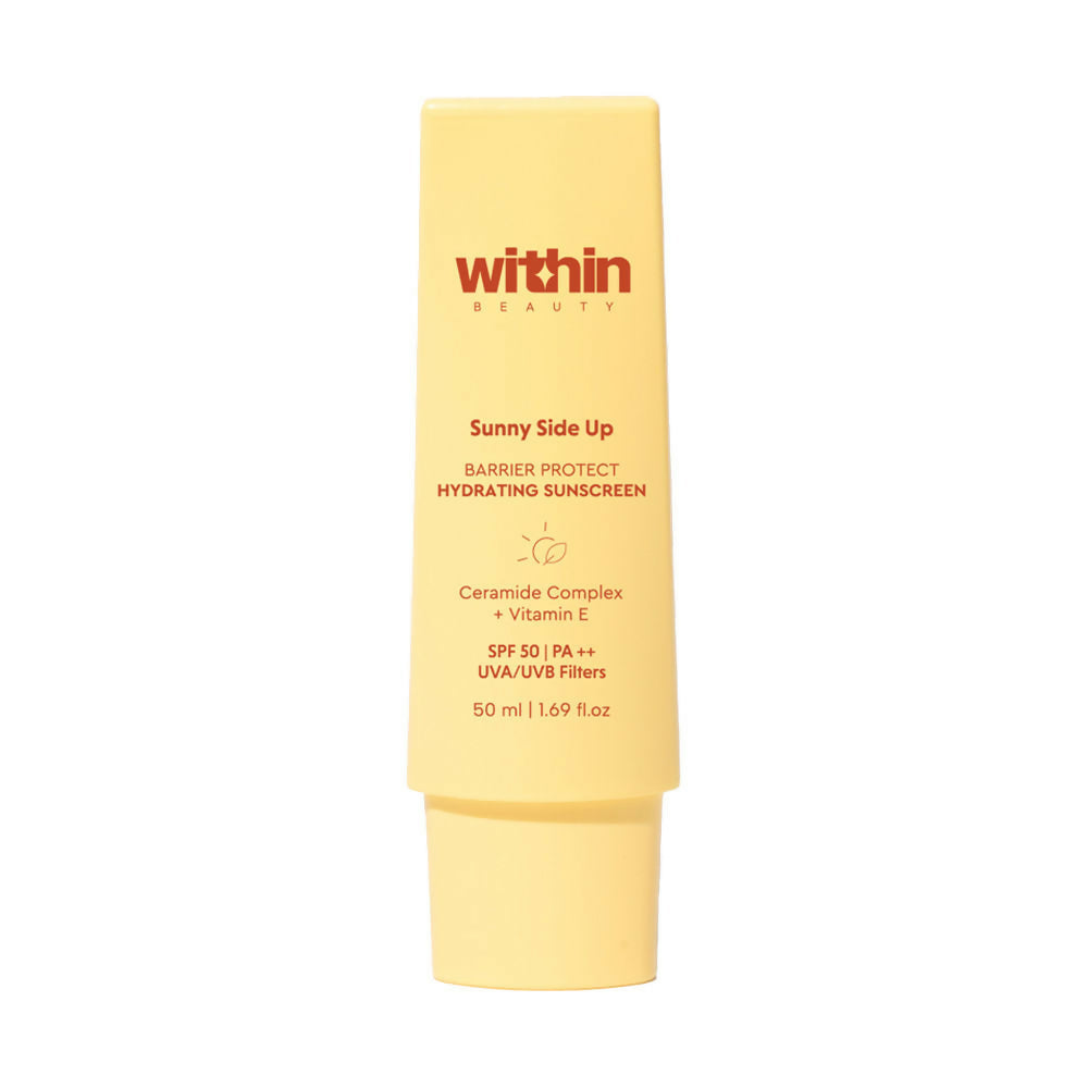 Within Beauty Ceramide & Vitamin E Sunscreen, Sunny Side Up Barrier Protect Hydrating Sunscreen