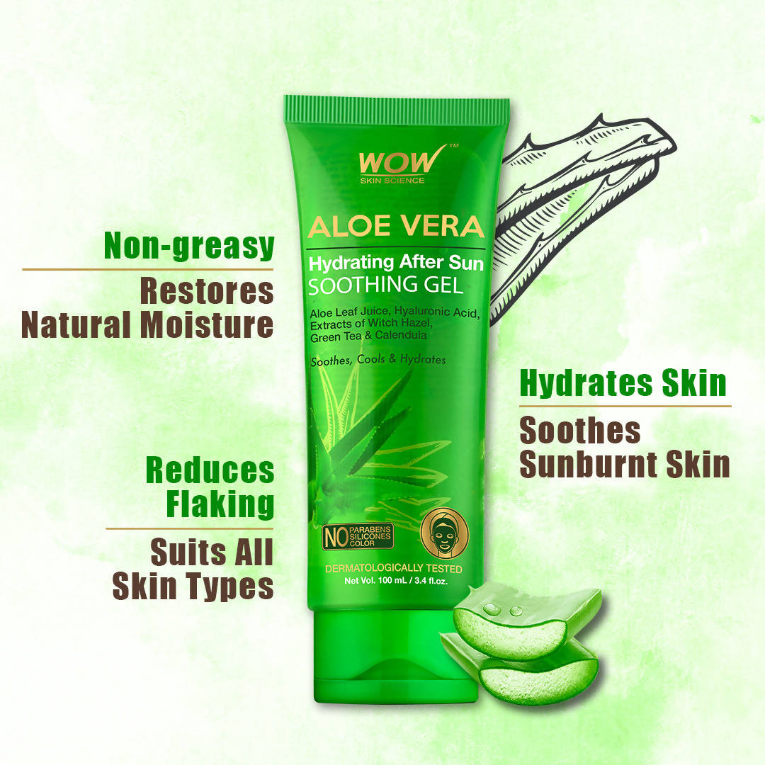 Wow Skin Science Aloe Vera Hydrating After Sun Soothing Gel