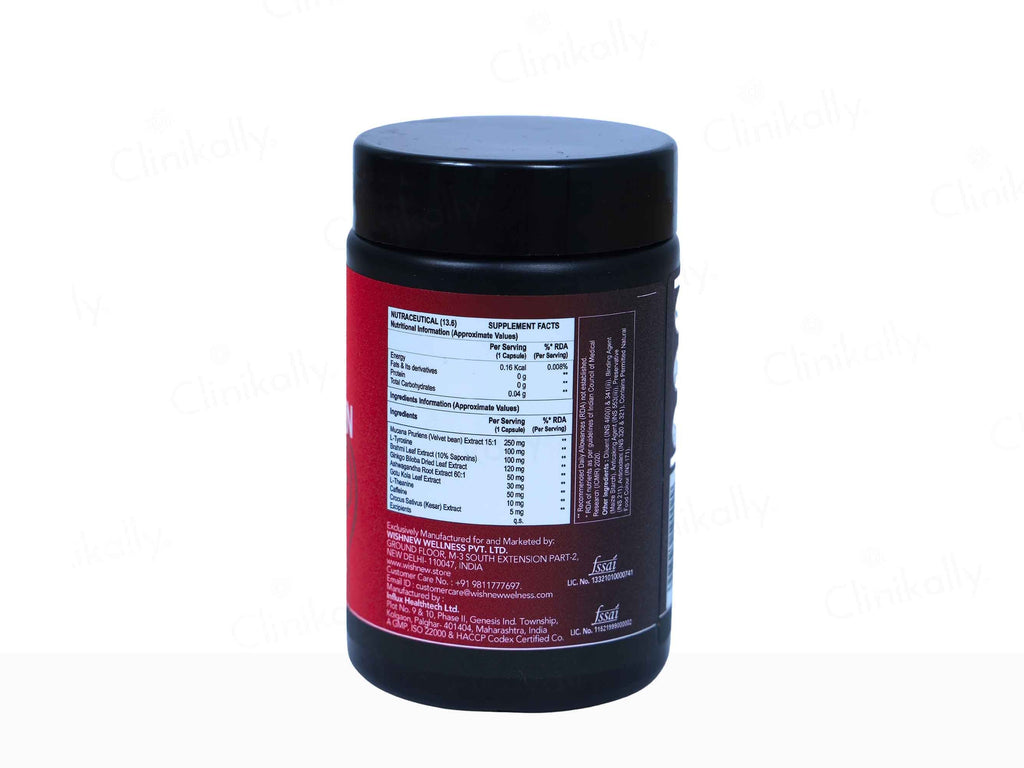 WishNew Wellness Genius Brain Focus & Memory Capsule