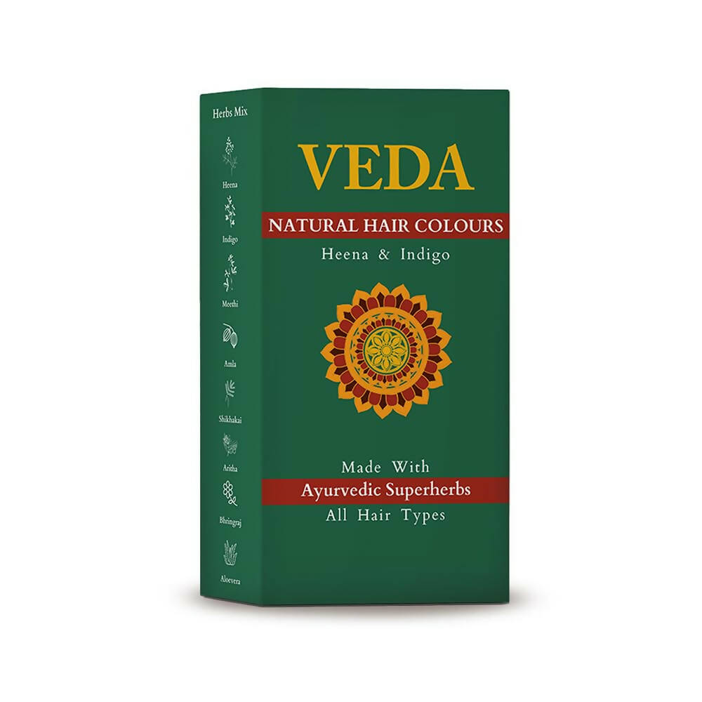 Veda Natural Colors For Black Hair - Henna & Indigo