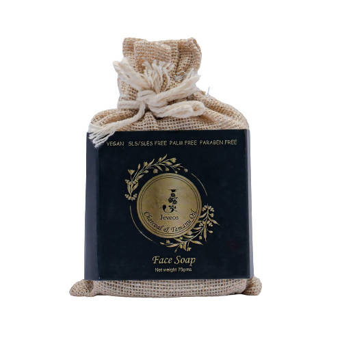 Jeveos Activated Bamboo Charcoal Face Soap