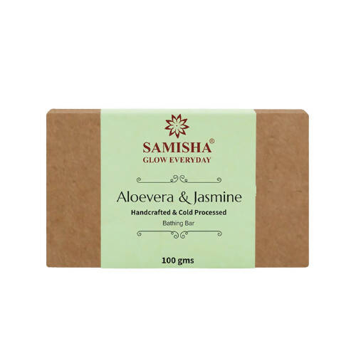 Samisha Organic Aloevera & Jasmine Anti-Blemish Bathing Bar