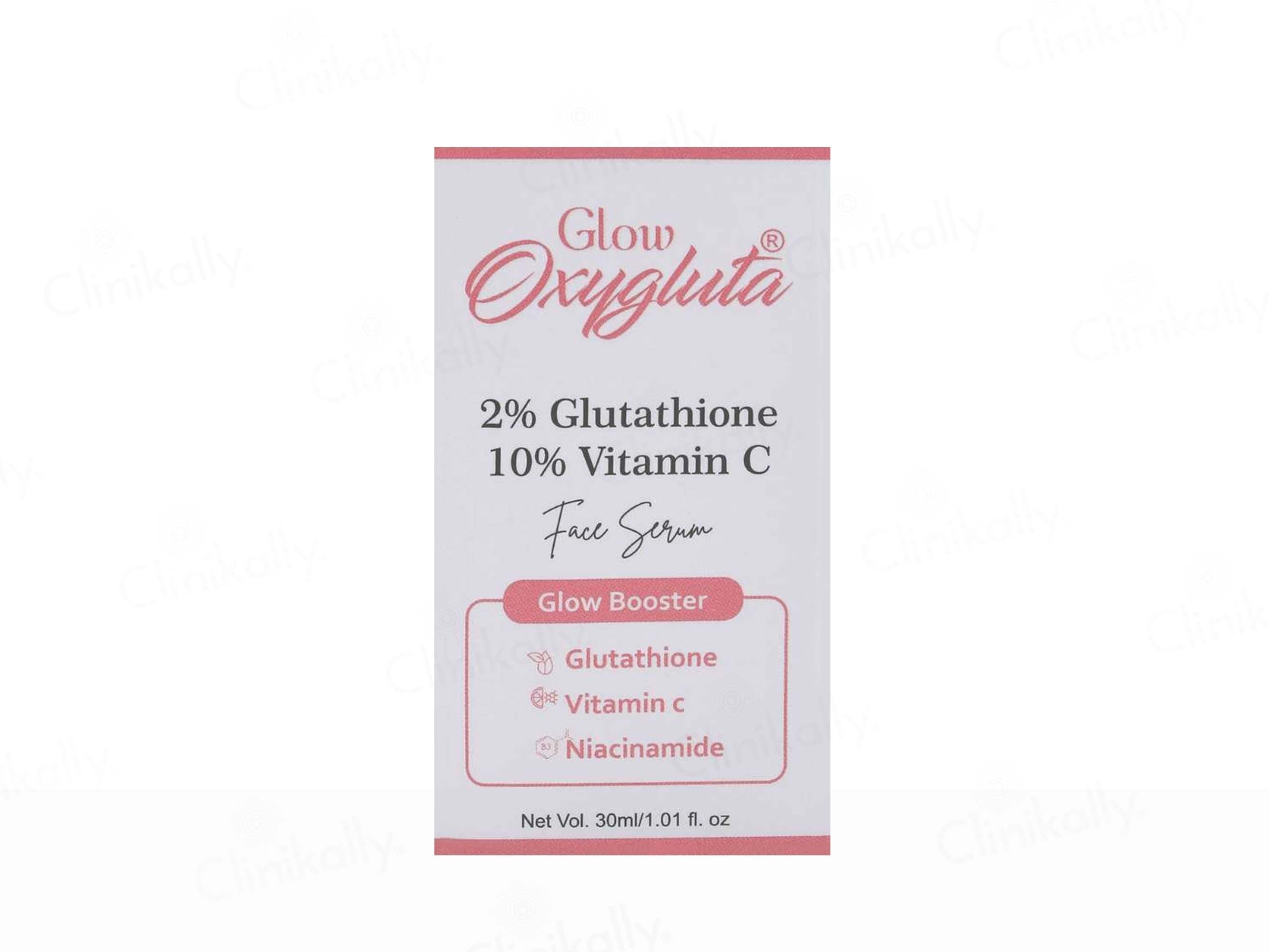 Glow Oxygluta 2% Glutathione & 10% Vitamin C Face Serum