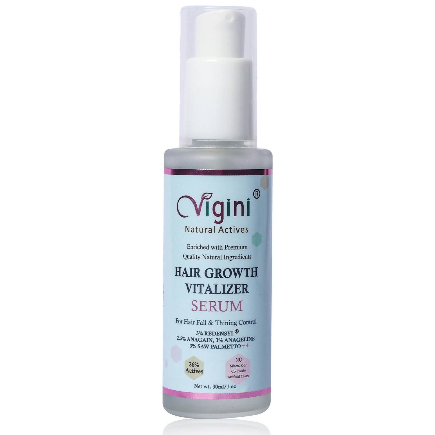 Vigini 3% Redensyl Hair Growth Vitalizer Serum For Men Women Hair