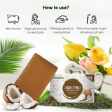 LA Organo Coconut Milk Handmade Natural Bath Soap