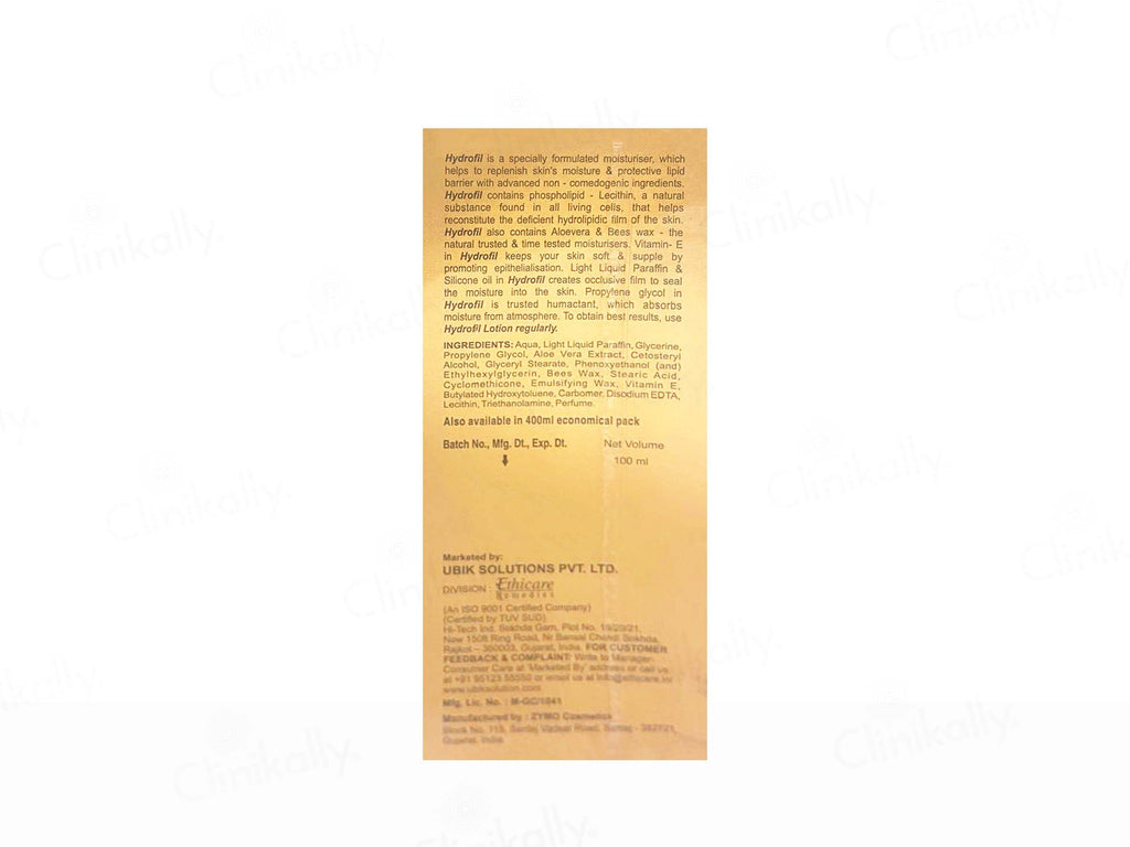 Hydrofil Emollient Lotion