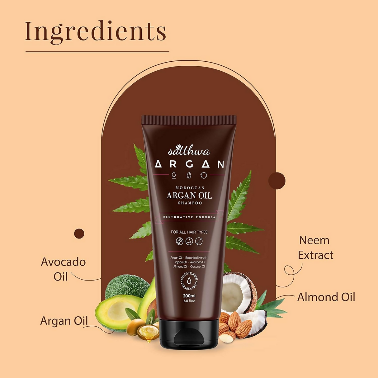 Satthwa Moroccan Argan Oil Shampoo