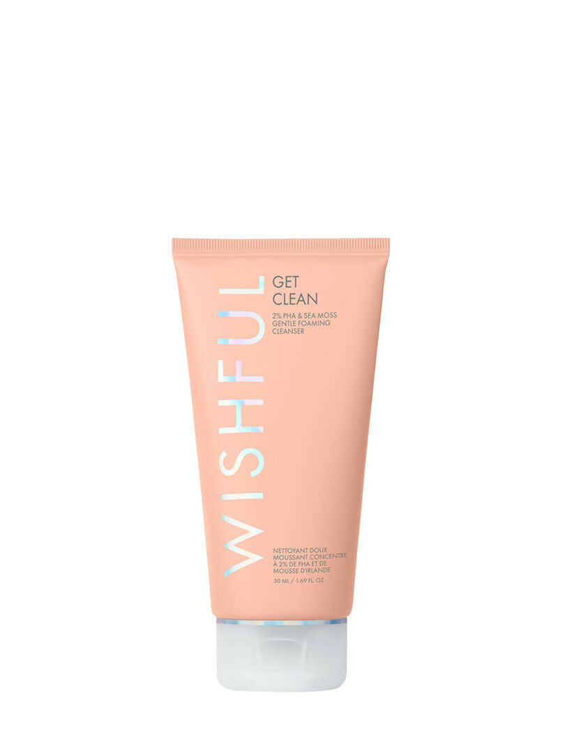 Wishful By Huda Beauty Get Clean 2% PHA & Sea Mossgentle Foaming Cleanser - Korean Skincare