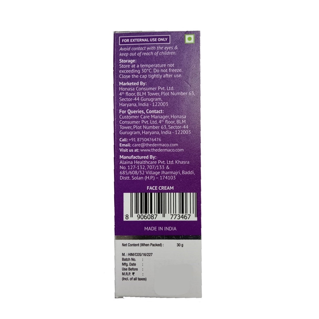 The Derma Co 10% Lactic Acid Face Cream for Skin Dullness & Pigmentation