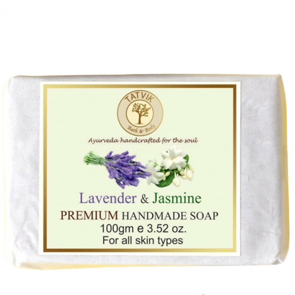 Tatvik Ayurveda Lavender & Jasmine Soap