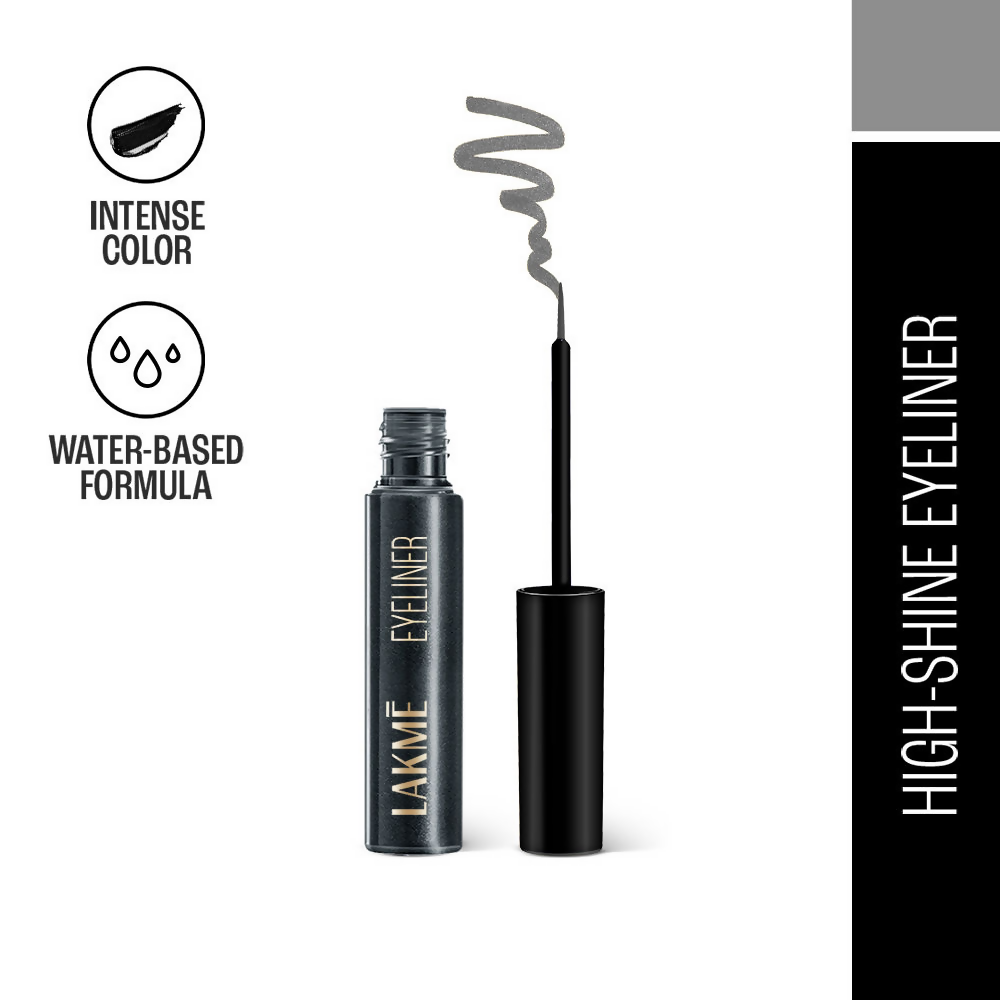 Lakme Unreal Precision Liquid Eye Liner - Steel Grey