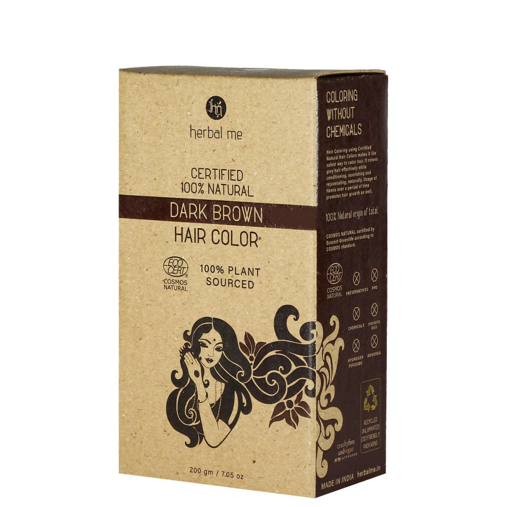 Herbal Me Dark Brown Henna Hair Color