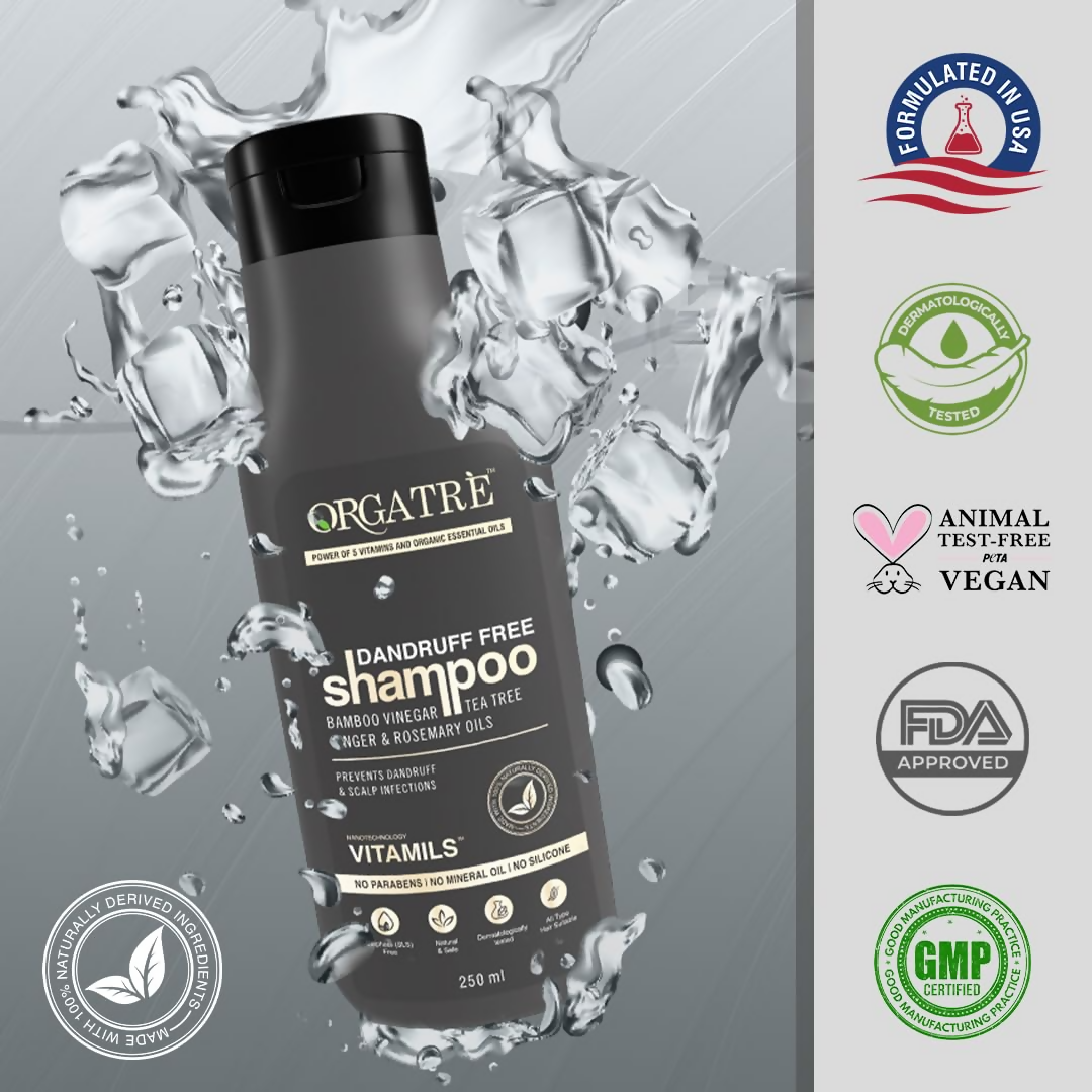 Orgatre Dandruff Free Shampoo For Men & Women