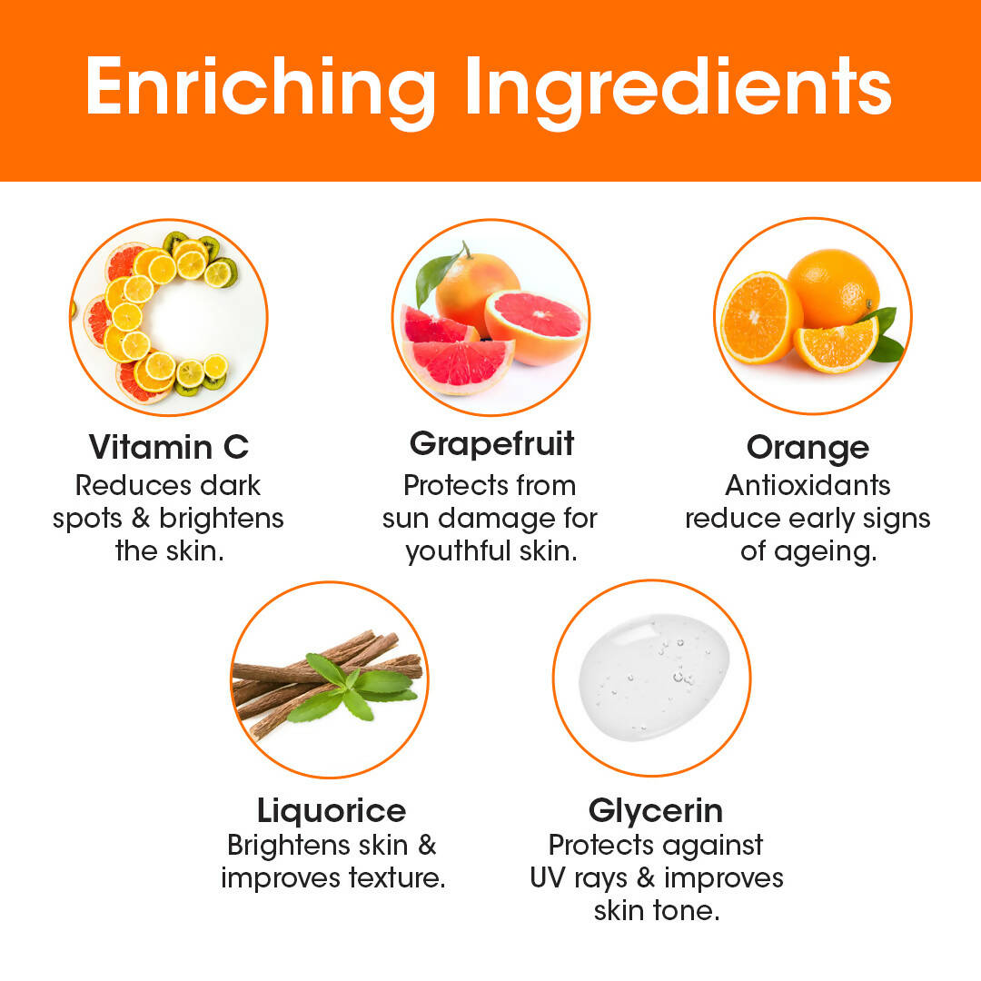 TAC - The Ayurveda Co. 10% Vitamin C Face Serum for Toning, Brightening & Glowing Skin For Women & Men