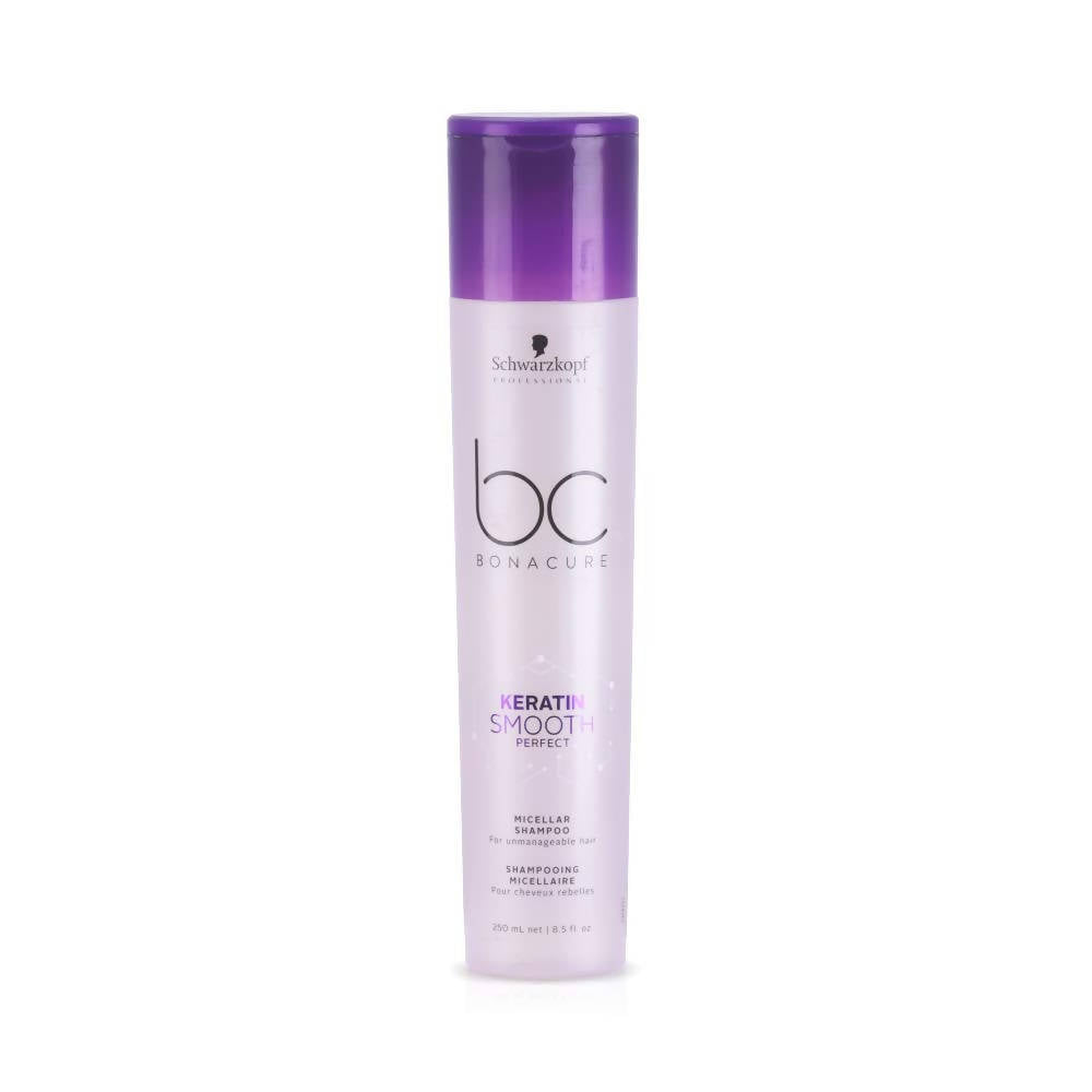 Schwarzkopf Professional BC Bonacure Keratin Smooth Perfect & Hyluronic Moisture Micellar Shampoo Combo