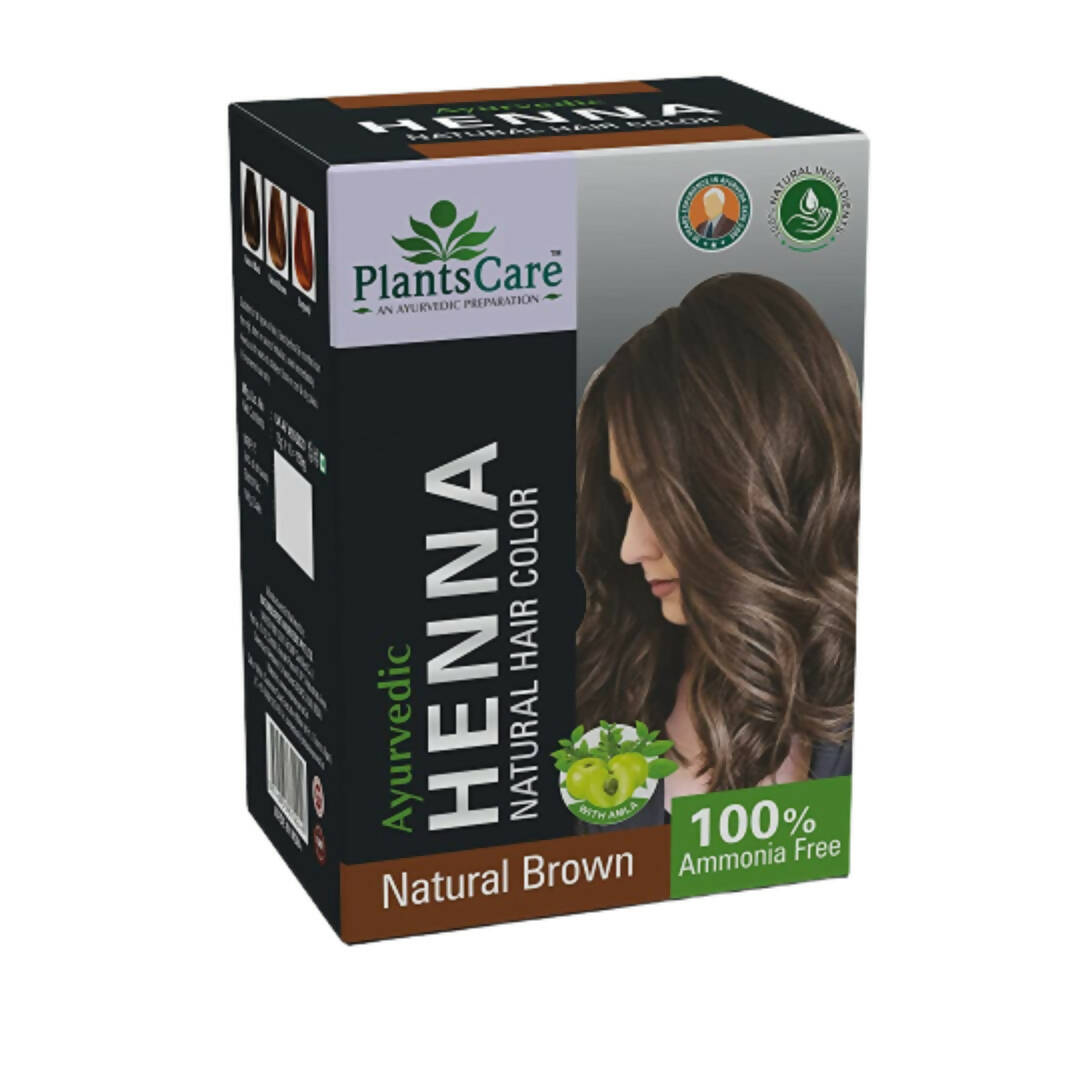 Plants Care Ayurvedic Henna Natural Hair Color Brown