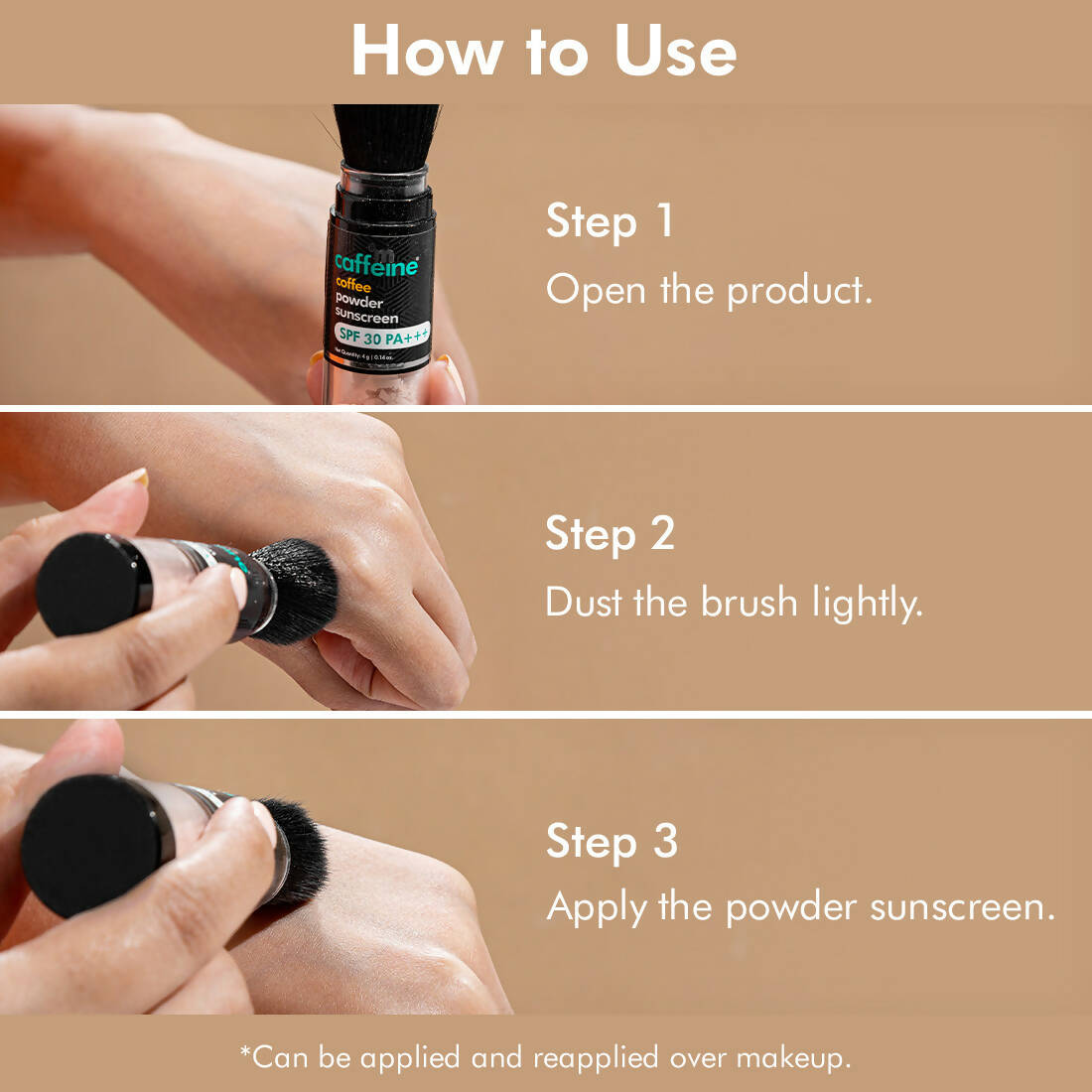 mCaffeine Coffee Powder Sunscreen SPF 30 PA+++