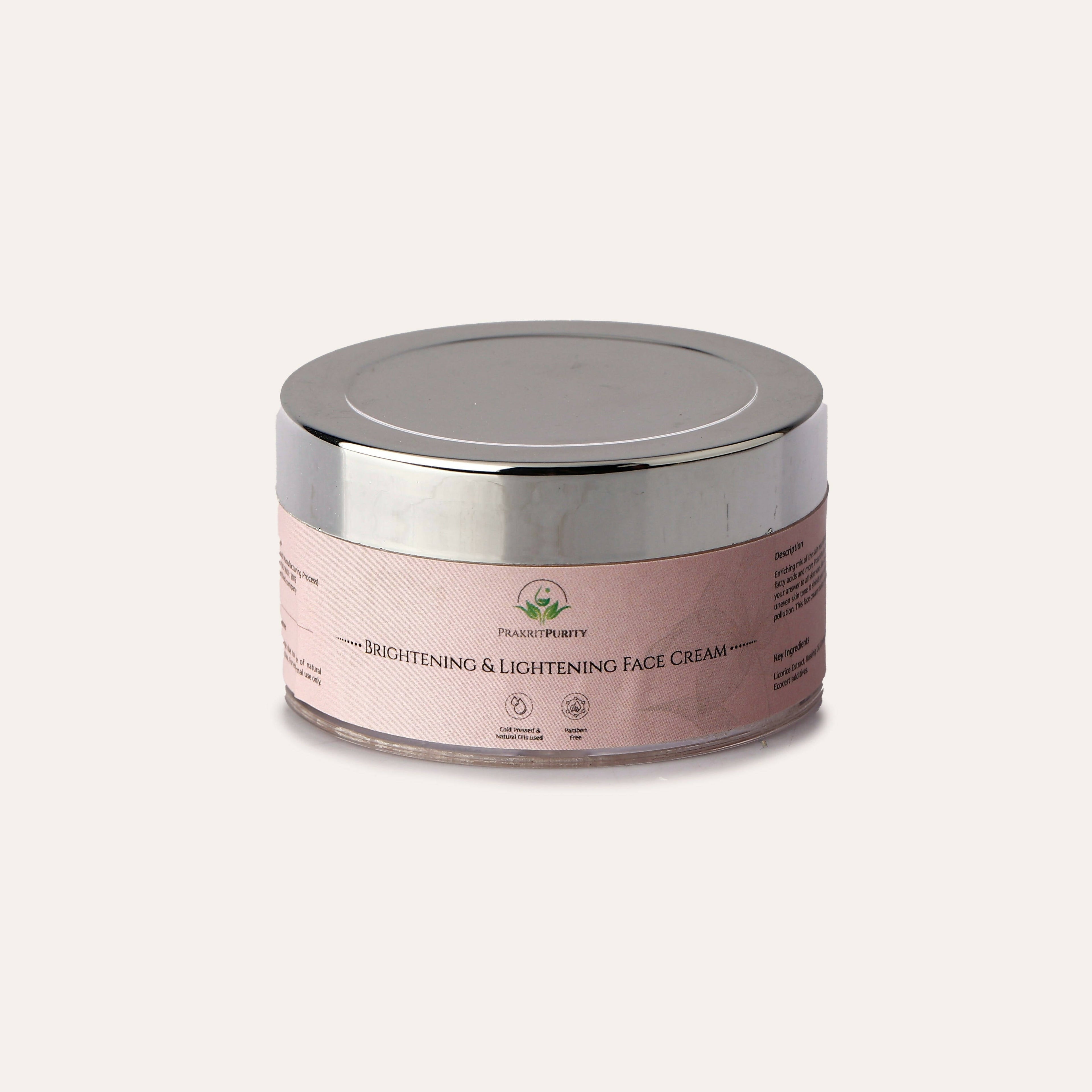 PrakritPurity Brightening & Lightening Face Cream
