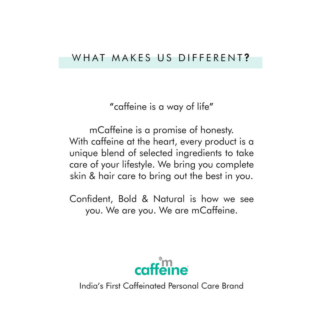 mCaffeine Green Tea Face Wash with Vitamin C & Hyaluronic Acid