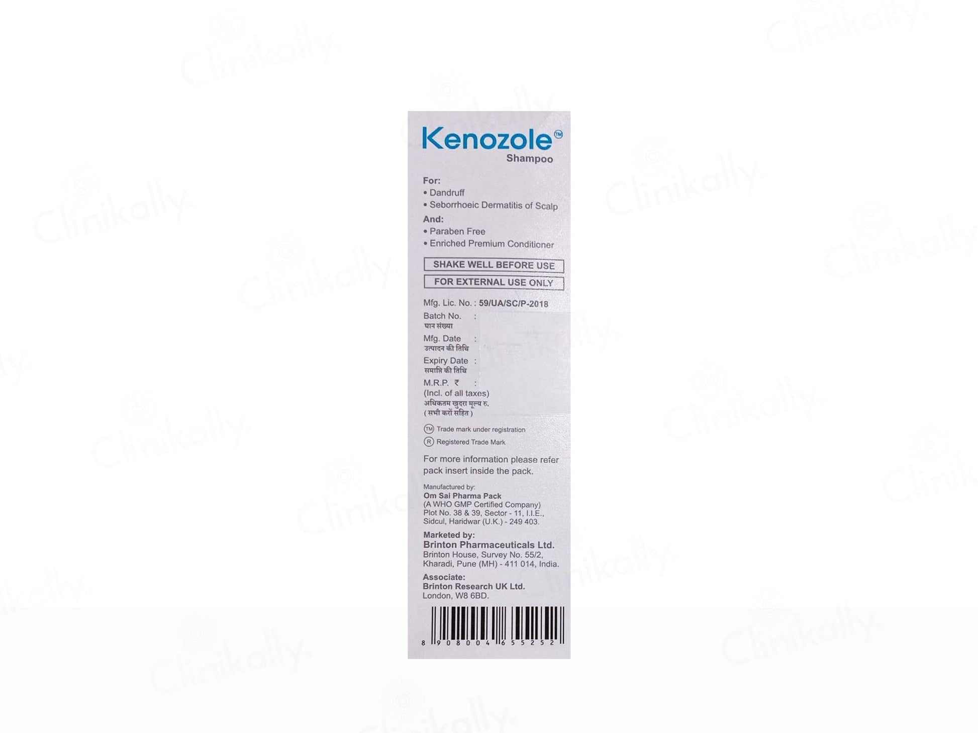 Kenozole Shampoo