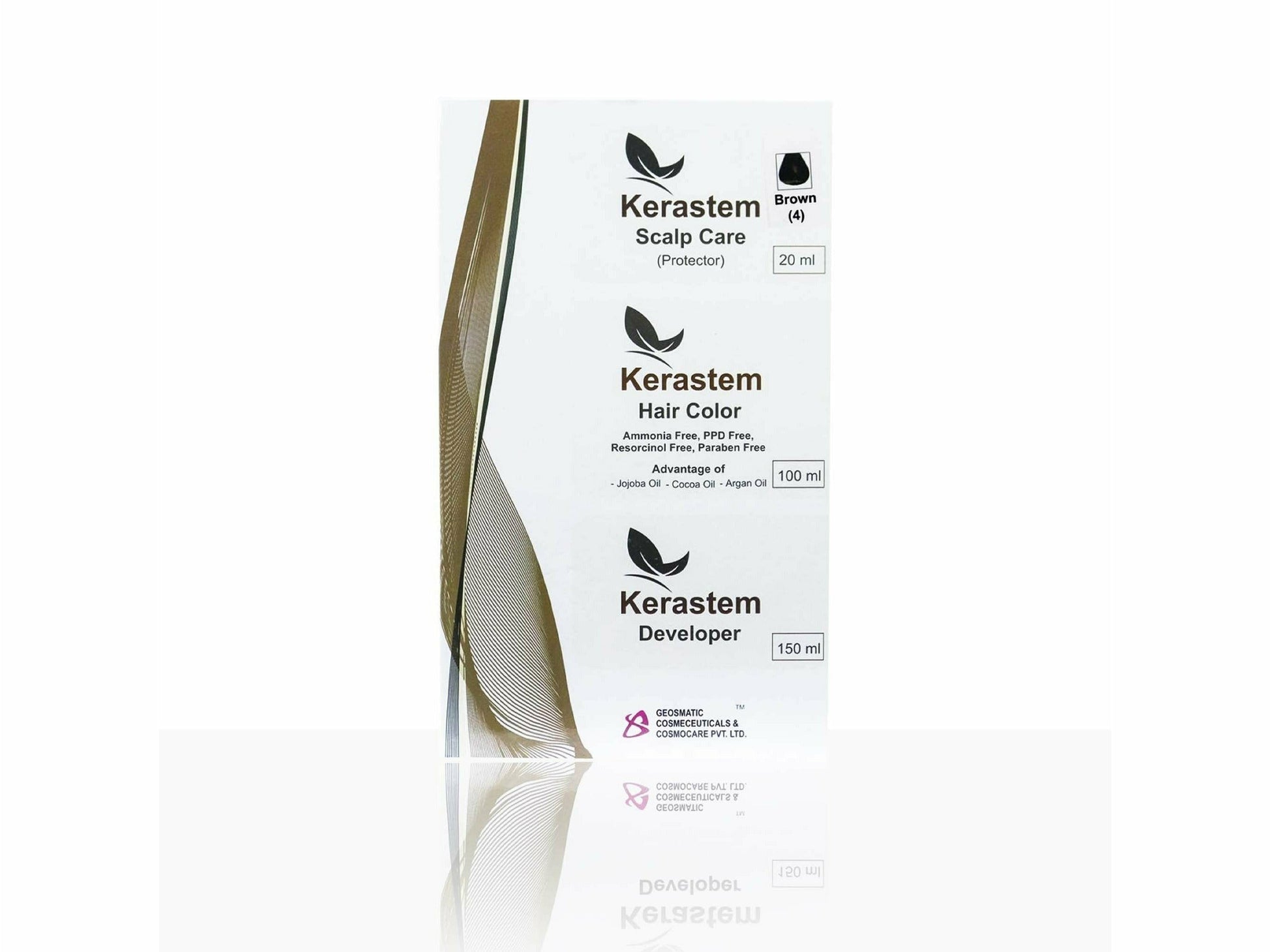 Kerastem Hair Color 4 Brown