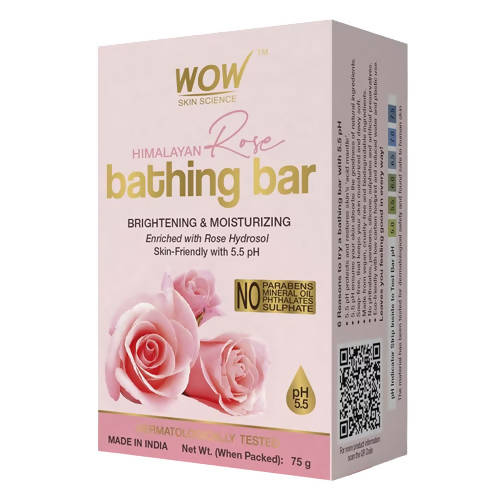 Wow Skin Science Himalayan Rose Bathing Bar