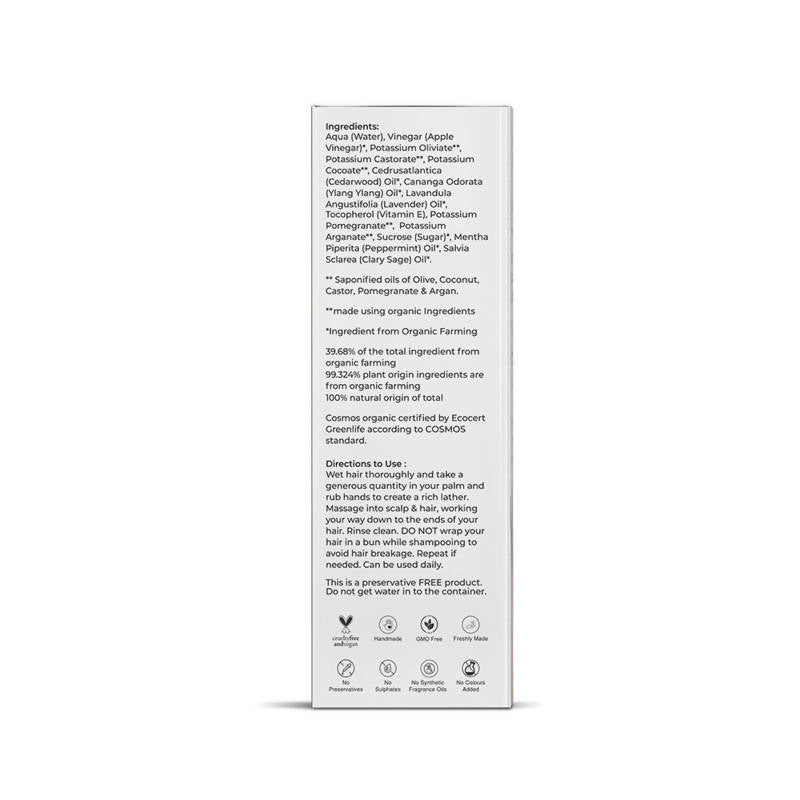 Juicy Chemistry Apple Cider Vinegar, Argan & Ylang Ylang Shampoo