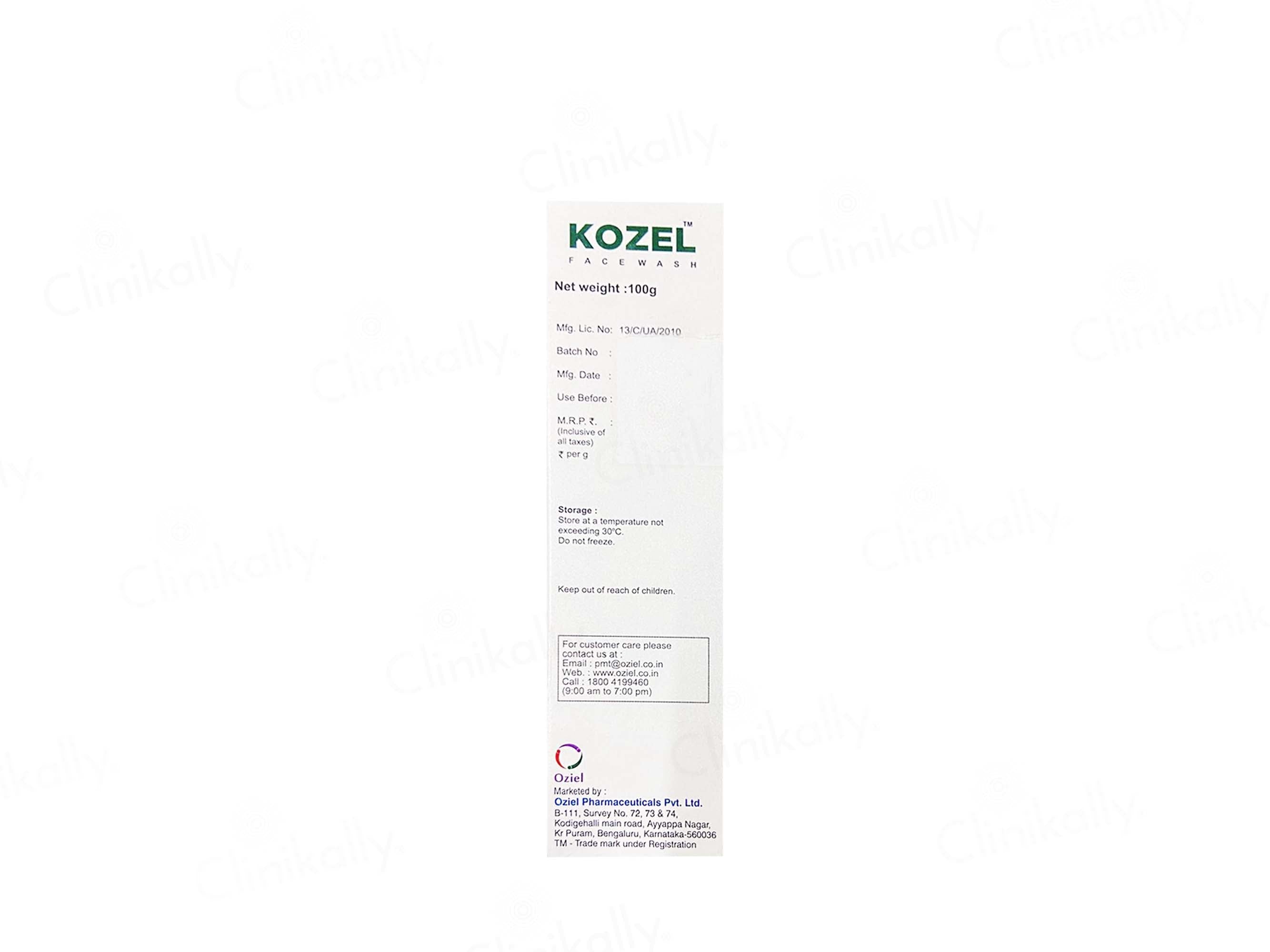 Kozel Skin Rejuvenating Face Wash Gel