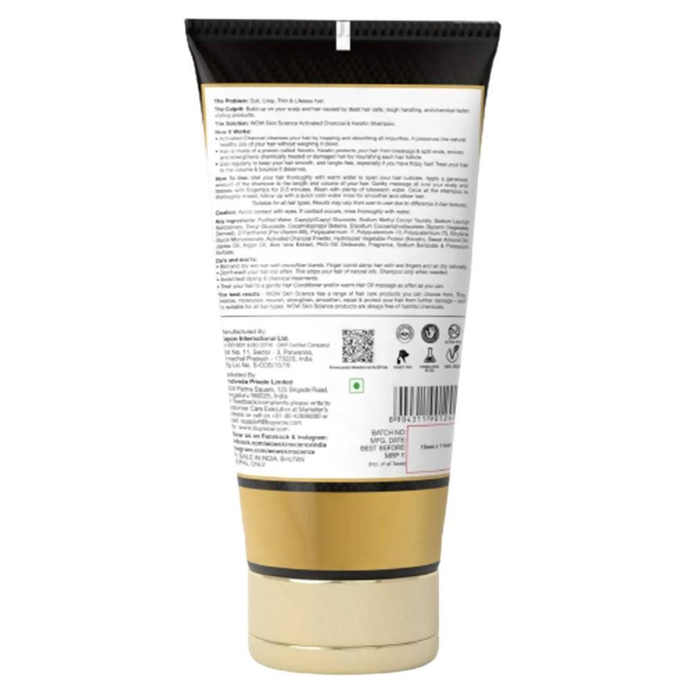 Wow Skin Science Charcoal & Keratin Shampoo