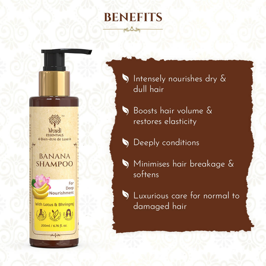 Khadi Essentials Banana Shampoo