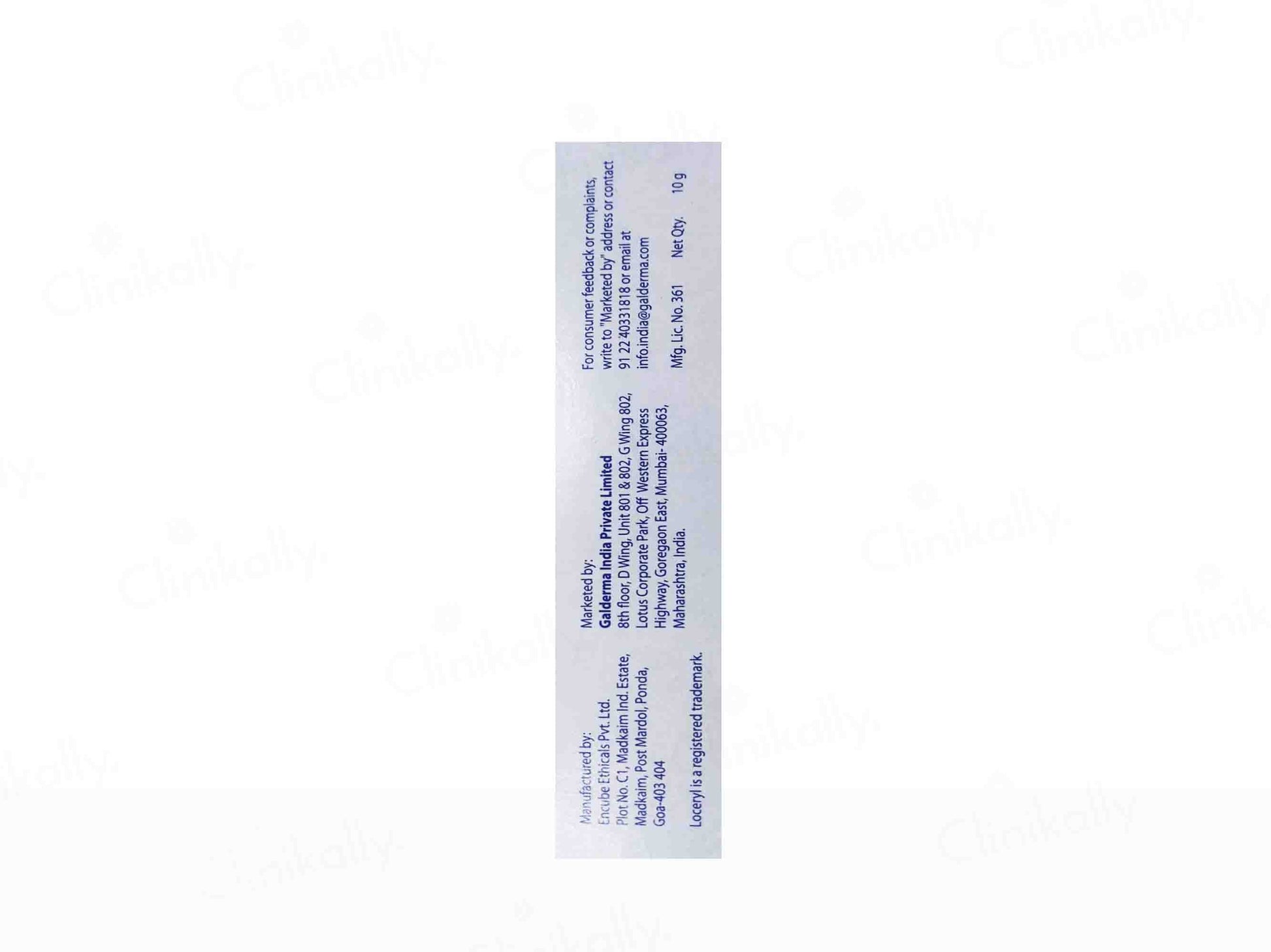 Loceryl 0.25% Cream