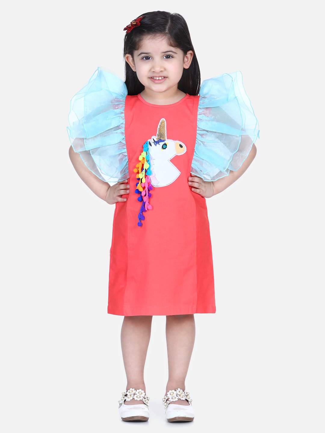 Unicorn Fringes Ruffles Dress