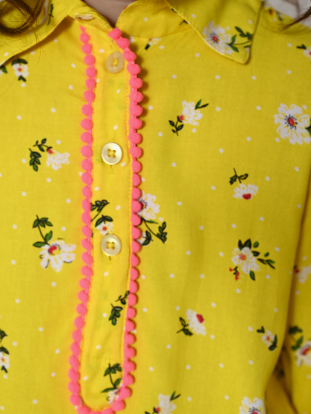 Yellow Asymmetrical Dress